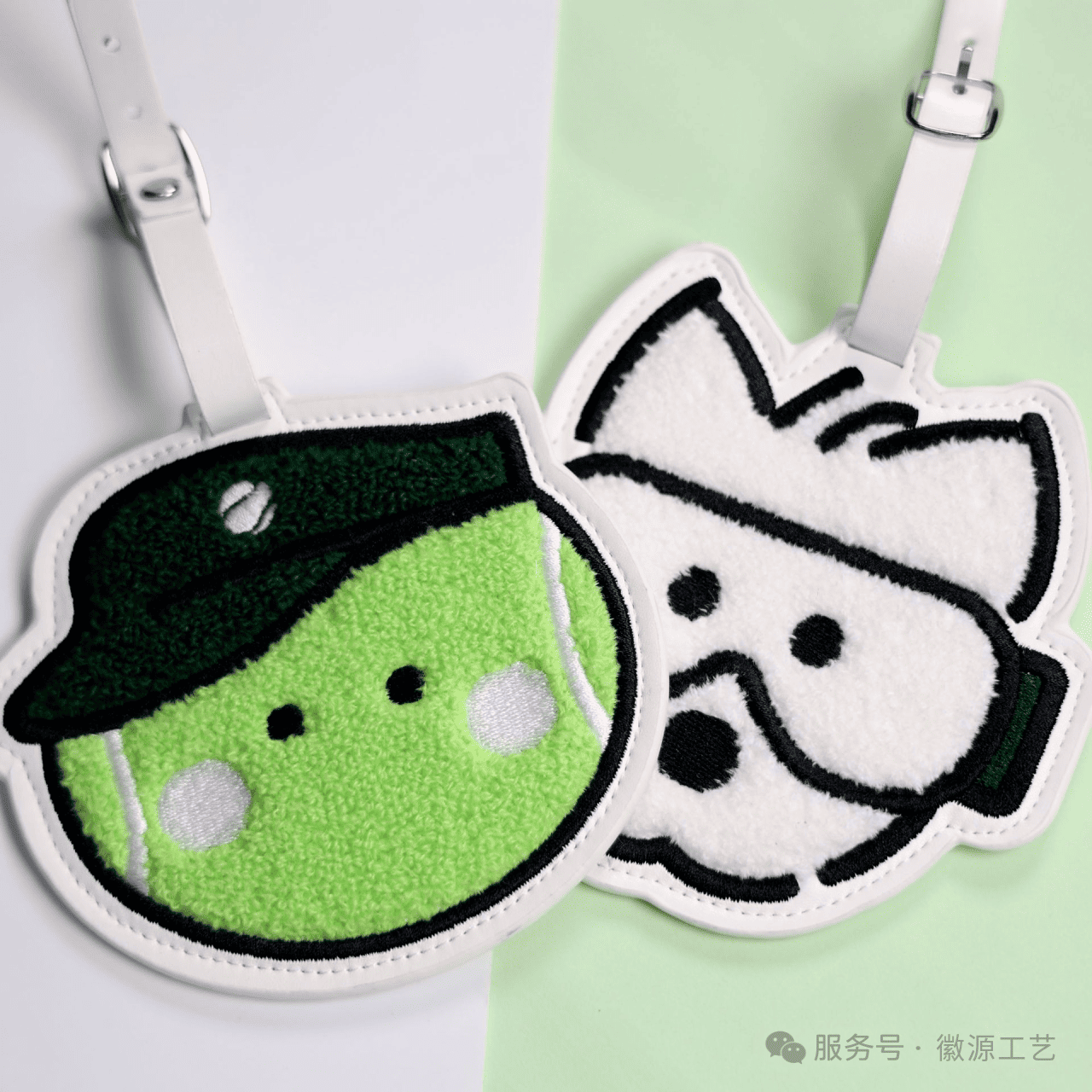 今年被问爆的钥匙扣定制产品！毛巾绣PU皮必须榜上有名