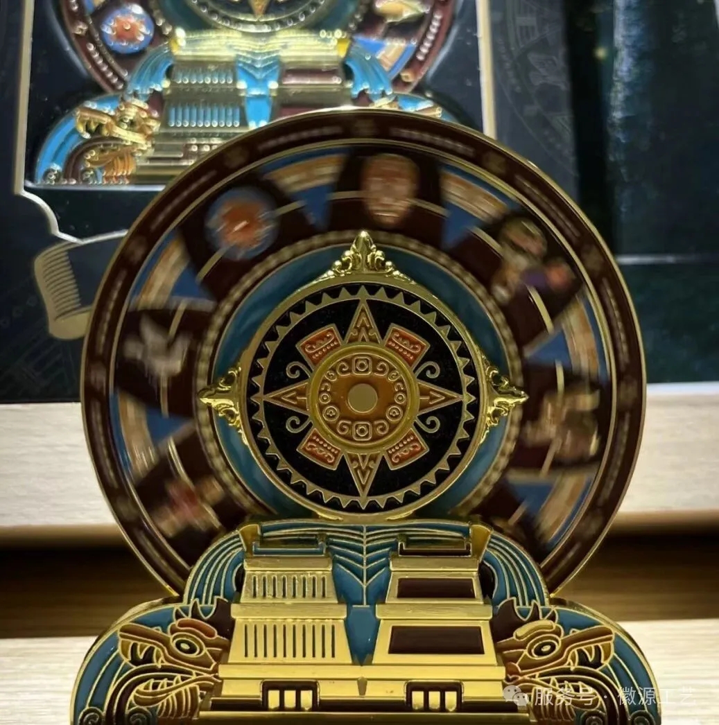 谁转谁上头!金属旋转立体摆件,这工艺给到夯
